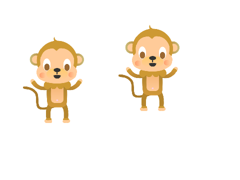 小猴子变脸